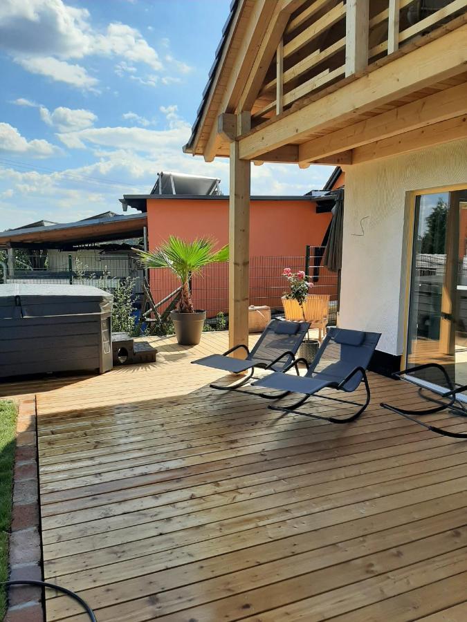 Landliebe, Ferienhaus, 3 Schlafzimmer Mit Sauna Und Outdoor Whirlpool Geierswalde Buitenkant foto